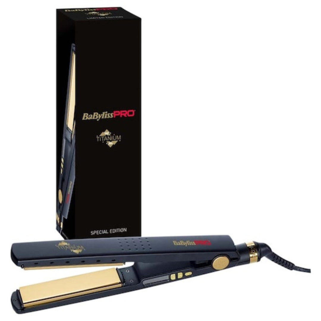 BaByliss Pro Black Straightener Prancha Titanium - Ionic - Image 2