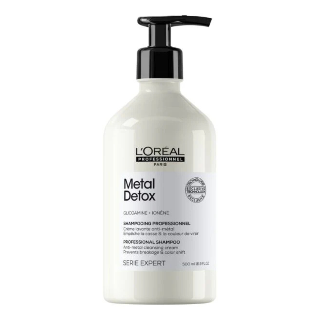 LOréal Metal Detox Shampoo para Cabelo Danificado 500ml