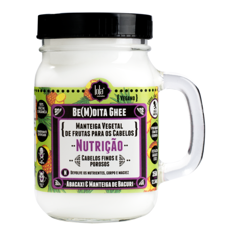 Lola BE(M)DITA GHEE Máscara Nutrição Abacaxi e Manteiga de Bacuri 350gr