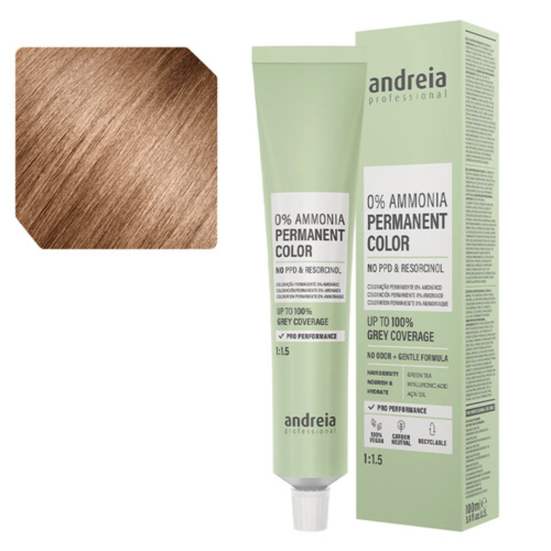 Coloraçao Permanente Sem Amonia Andreia 100ml - 8.3