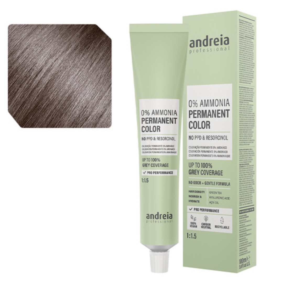 Coloraçao Permanente Sem Amonia Andreia 100ml - 7.71