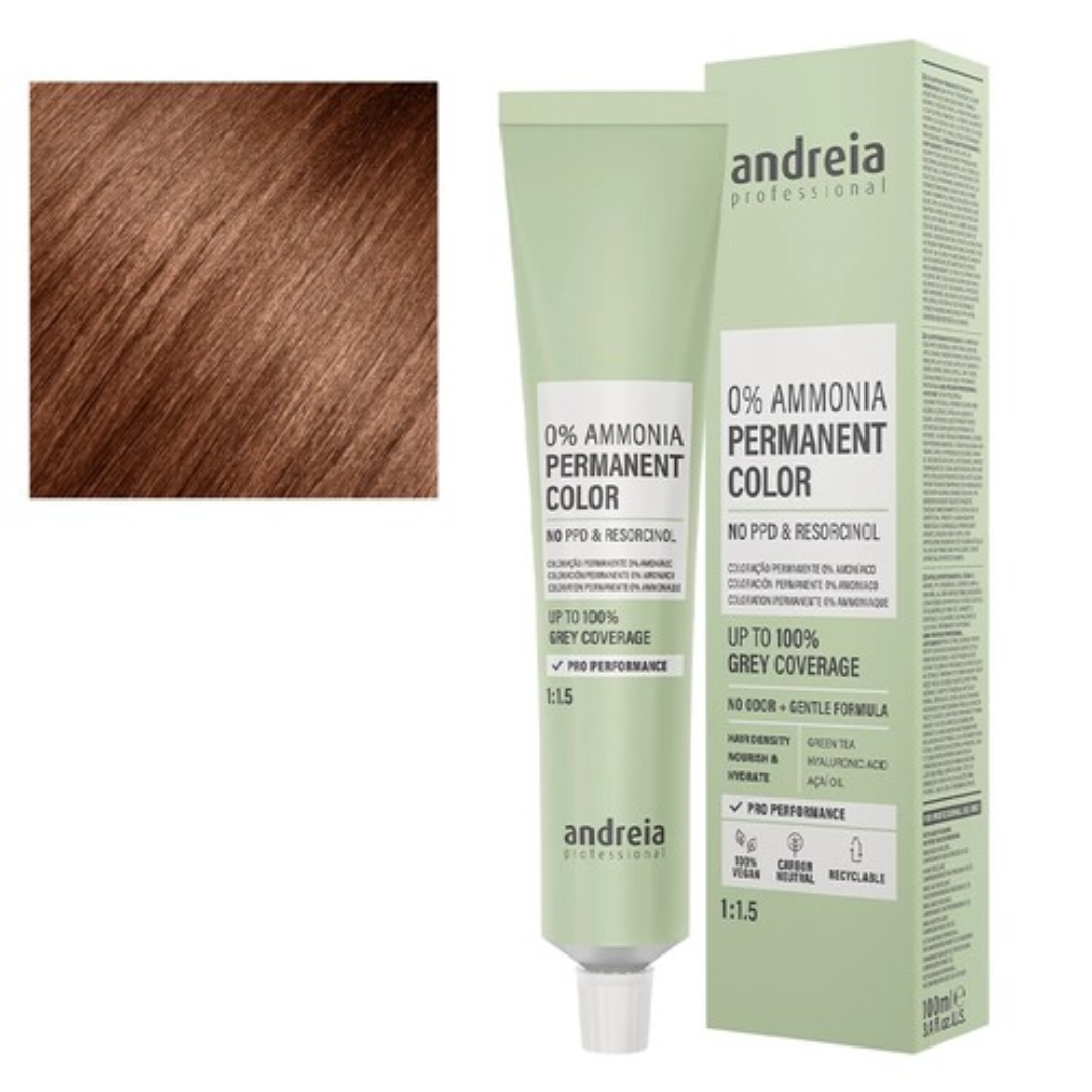 Coloraçao Permanente Sem Amonia Andreia 100ml - 7.35