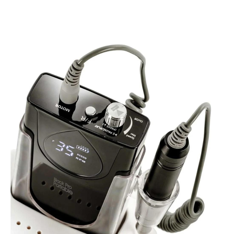 Set de Manicure Micromotor Portátil Black PRO 35.000rpm - Image 3