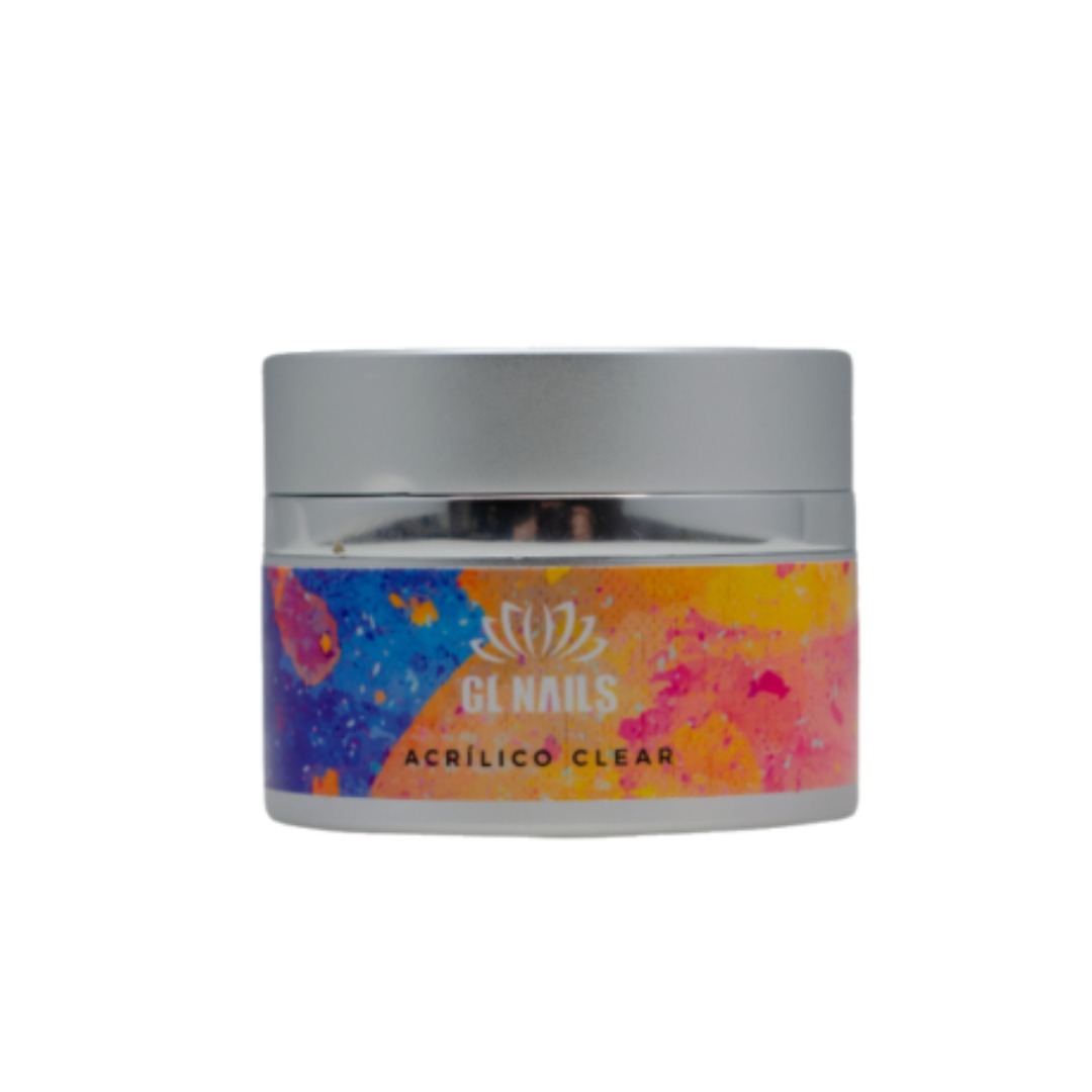 Acrílico Clear 40g - Gl Nails