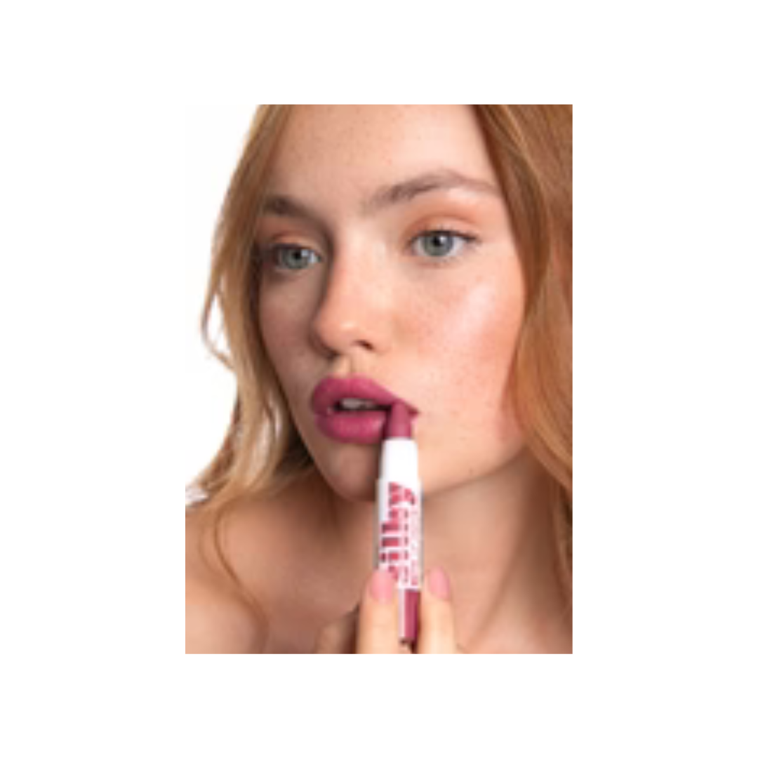 Silky Matte Lip Crayon - 01 Plum - Image 3