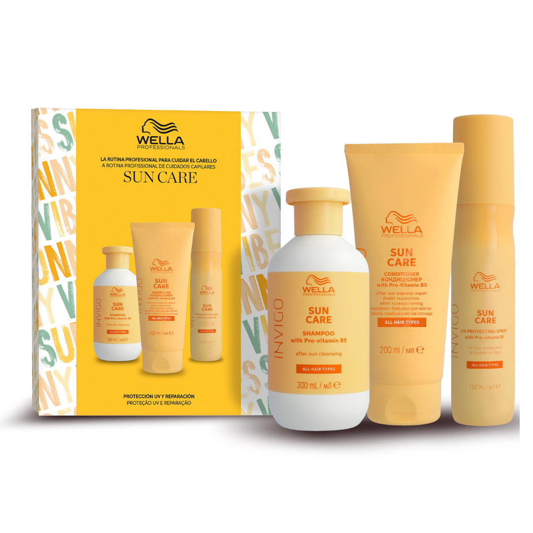Wella Invigo Sun Care Pack Shampoo + Condicionador + Spray