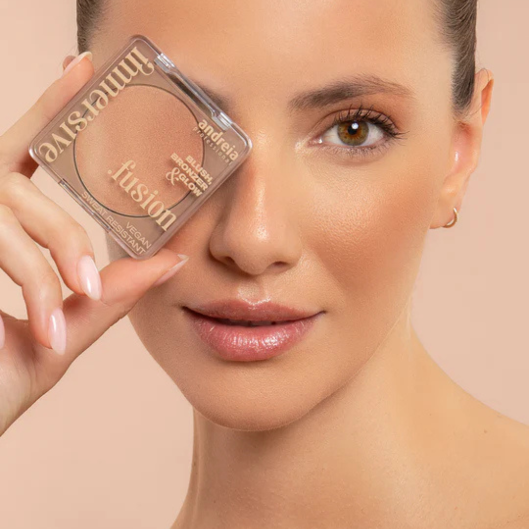 Andreia Immersive Fusion - 01 Bronze Pink Glow Finish 4g - Image 3