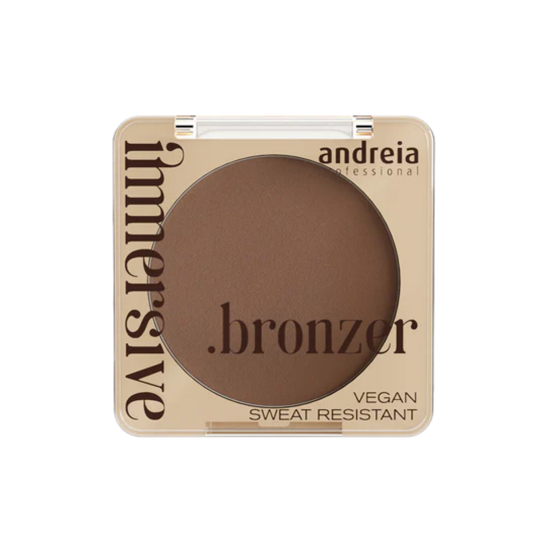 Andreia Immersive Bronzer - 04 Dark Cool Brown Matte Finish 4g