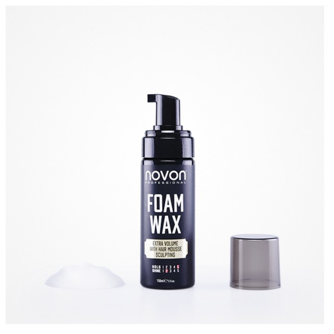 Novon Cera Espuma Extra Volume Com Mousse Para Cabelo 150ML