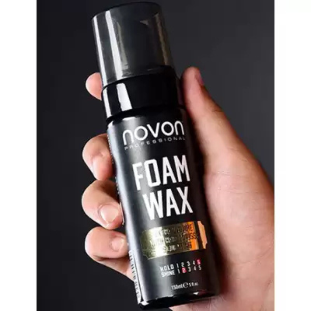 Novon Cera Espuma Extra Volume Com Mousse Para Cabelo 150ML - Image 2