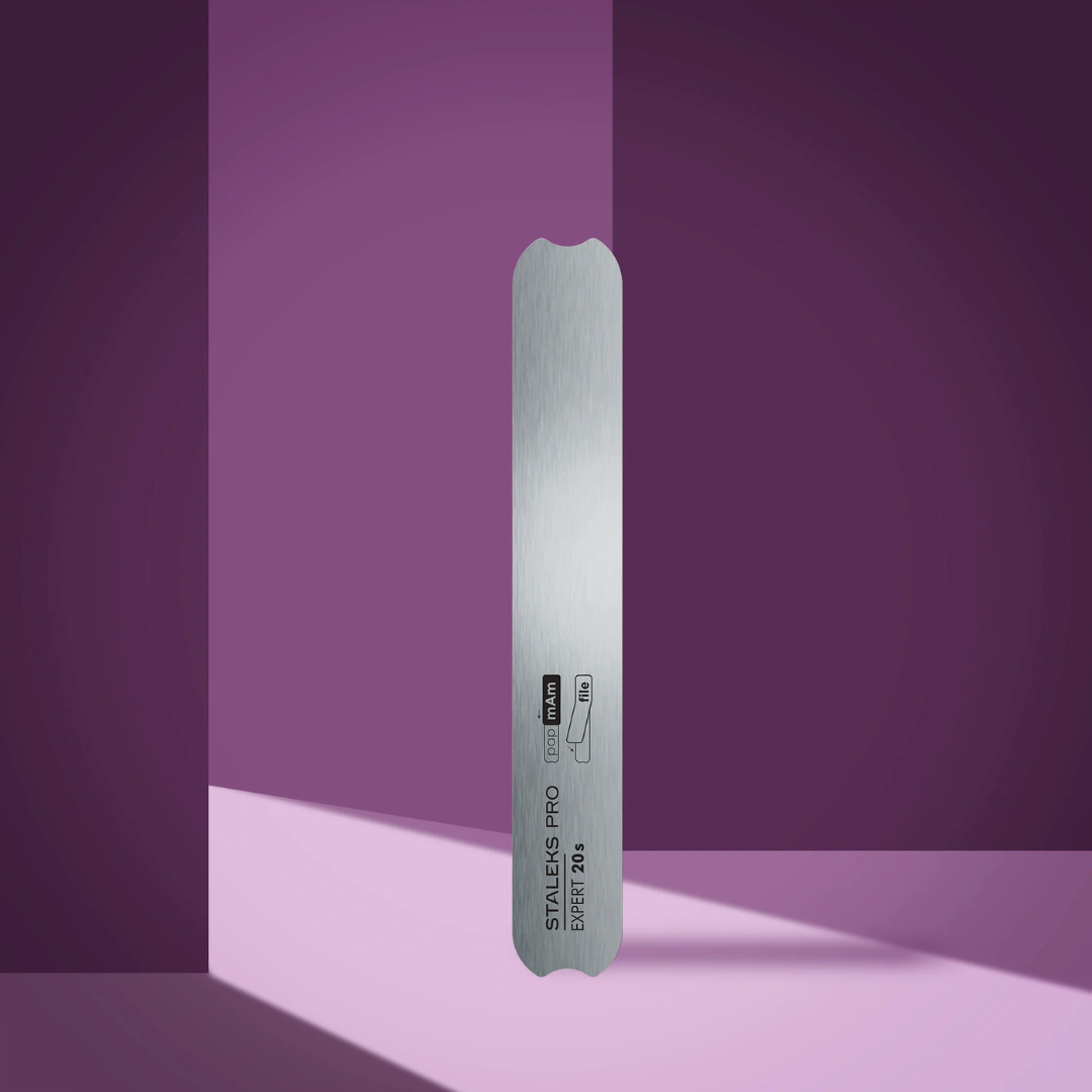 Staleks Lima Reta Metalica Para Unhas Expert 130MM