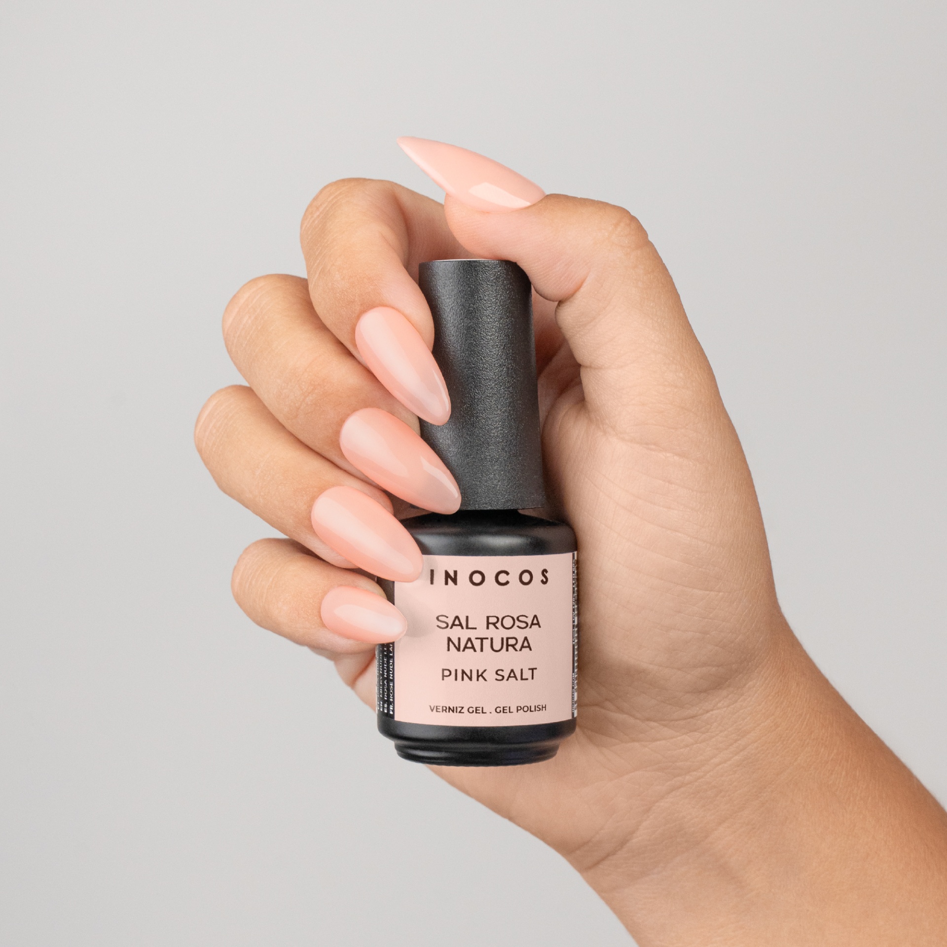 Verniz Gel Sal Rosa Natura 15ml - Spice Edition Inocos - Image 3