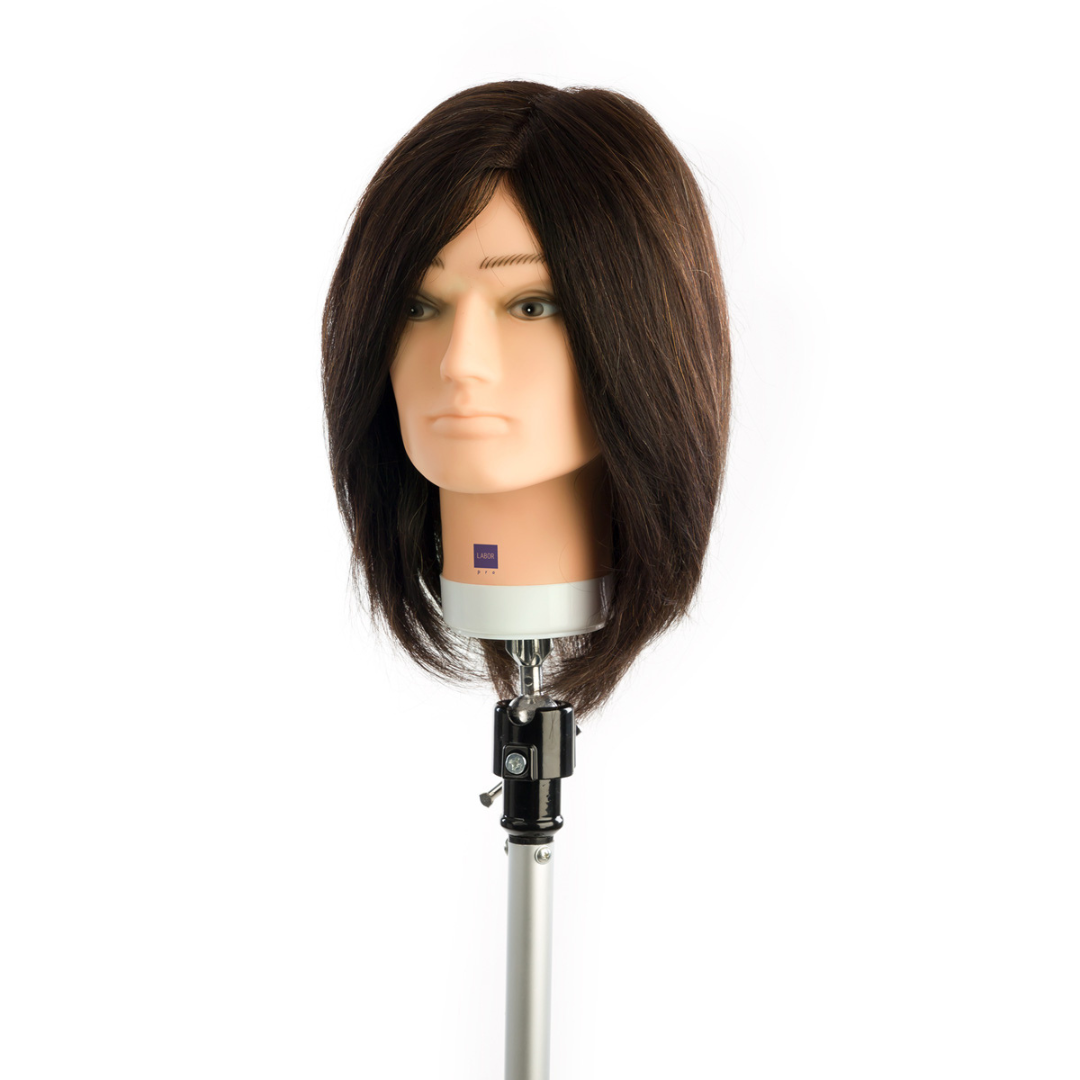 Cabeça  Masculina 100% Cabelos Naturais