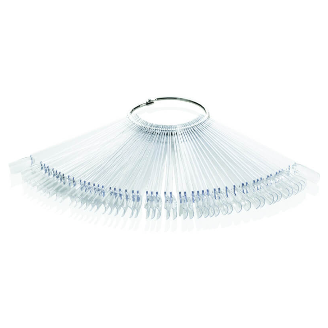 Mostruário de Unhas Transparente 50pcs