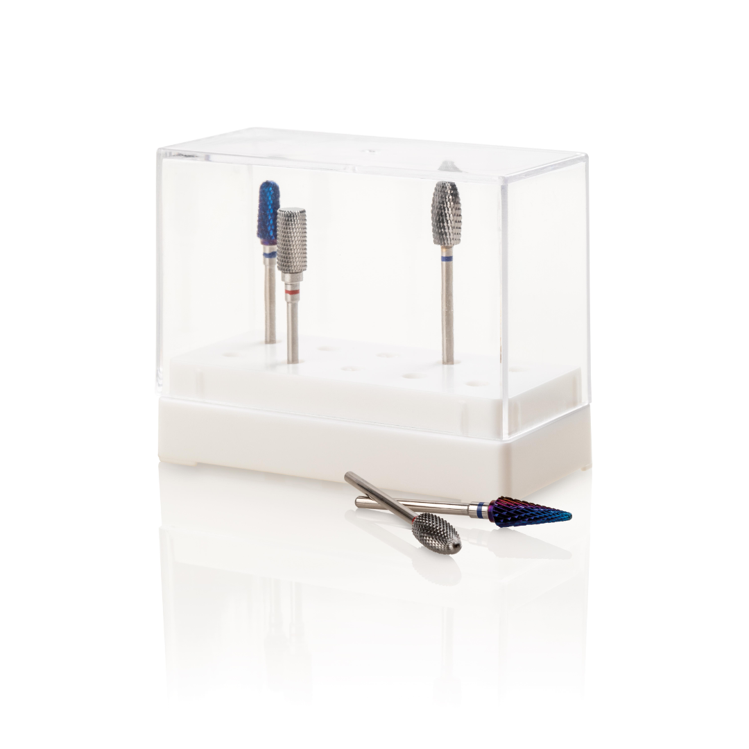 Caixa para Ponteiras Transparente 10pcs