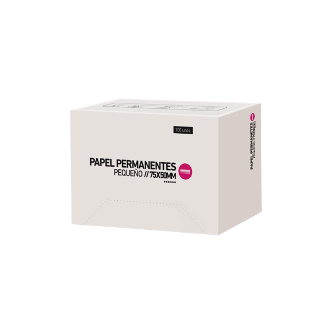 Papel de Permanente Pequeno 75x50 mm – 100 Unidades