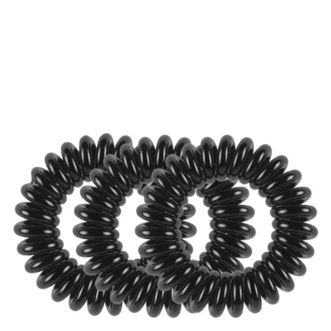 Elásticos De Cabelo Preto 3 Unidades