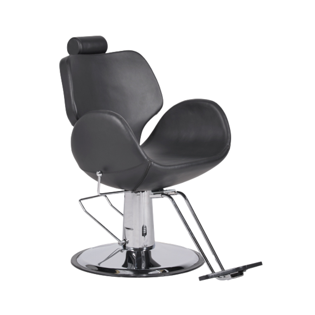 Cadeira de Cabeleireiro Profissional Jade  Preta