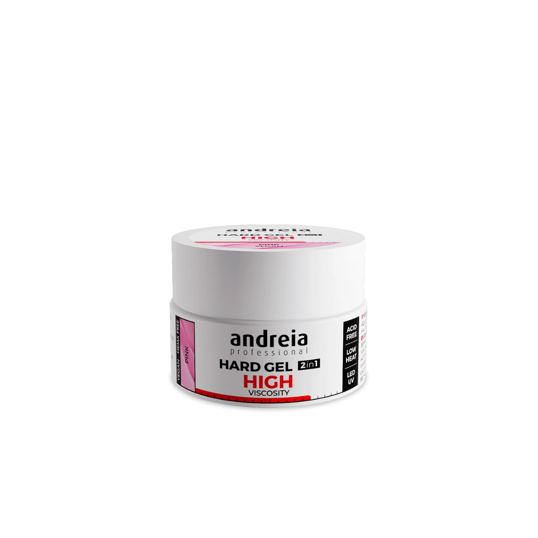 Hard Gel High Viscosity Pink 22 g – Andreia Professional